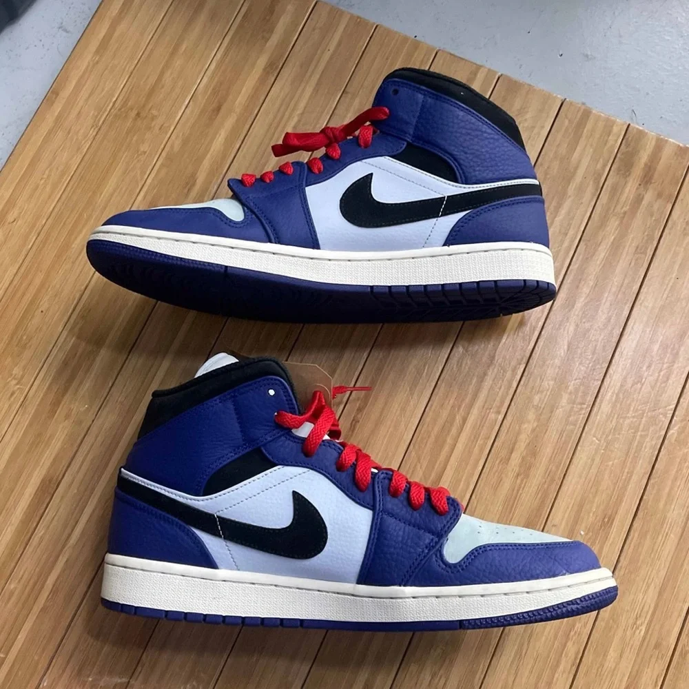 Size 10 - Air Jordan 1 mid SE ‘deep royal blue’ - Picture 4 of 8